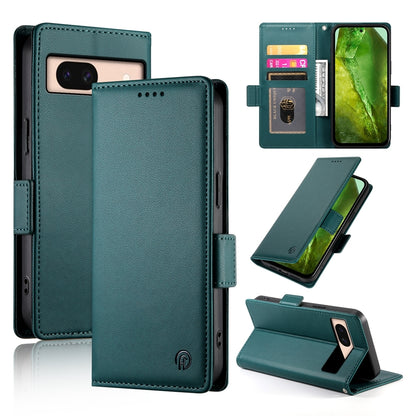 Google Pixel 8a Magnetic Leather Wallet Case with Card Slots, Stand Function & Full Protection
