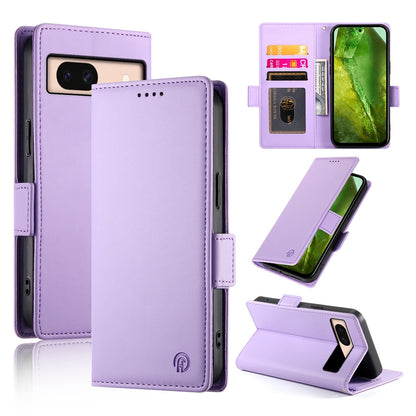 Google Pixel 8a Magnetic Leather Wallet Case with Card Slots, Stand Function & Full Protection