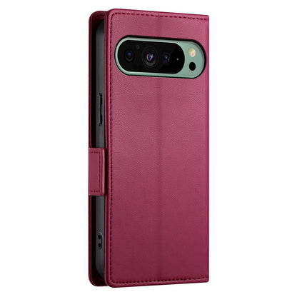 Google Pixel 9 Magnetic Leather Wallet Case with Card Slots, Stand Function & Full Protection