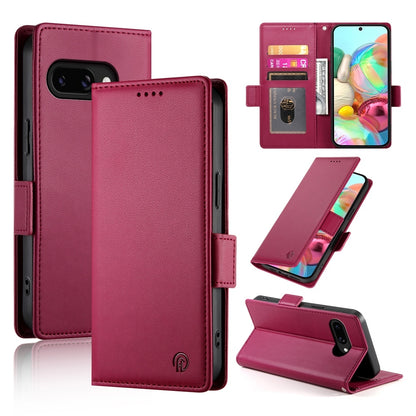 Google Pixel 9a Magnetic Leather Wallet Case with Card Slots, Stand Function & Full Protection