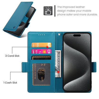 iPhone 15 Pro Max Magnetic Leather Wallet Case with Card Slots, Stand Function & Full Protection