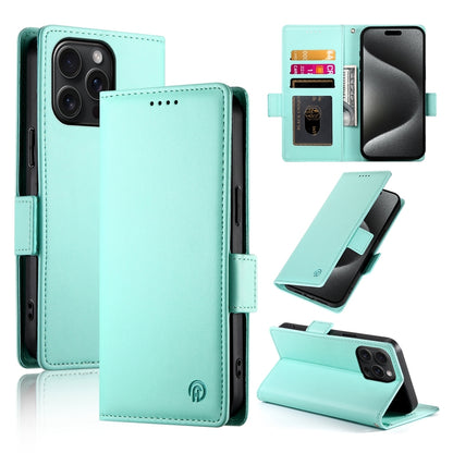 iPhone 15 Pro Max Magnetic Leather Wallet Case with Card Slots, Stand Function & Full Protection