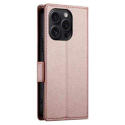 iPhone 15 Pro Magnetic Leather Wallet Case with Card Slots, Stand Function & Full Protection