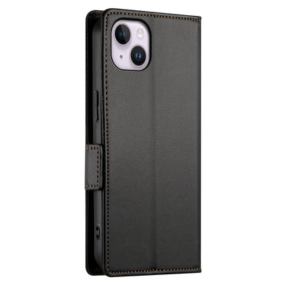 iPhone 14 Plus Magnetic Leather Wallet Case with Card Slots, Stand Function & Full Protection