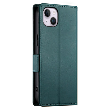 iPhone 14 Plus Magnetic Leather Wallet Case with Card Slots, Stand Function & Full Protection