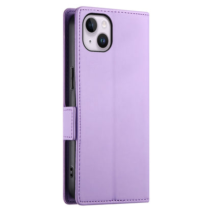 iPhone 14 Plus Magnetic Leather Wallet Case with Card Slots, Stand Function & Full Protection