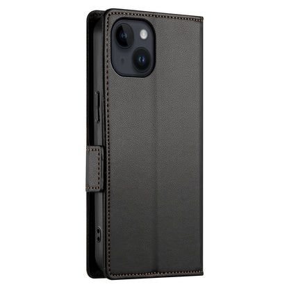 iPhone 14 Magnetic Leather Wallet Case with Card Slots, Stand Function & Full Protection