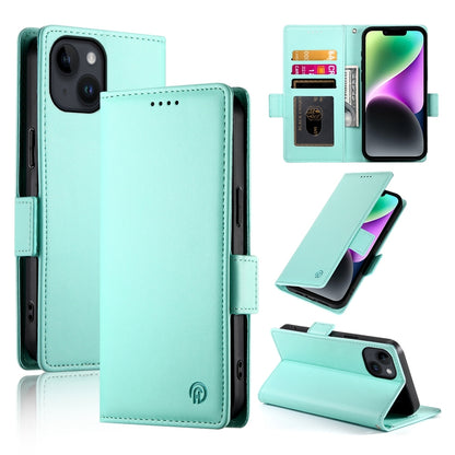 iPhone 14 Magnetic Leather Wallet Case with Card Slots, Stand Function & Full Protection