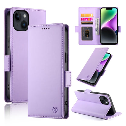 iPhone 14 Magnetic Leather Wallet Case with Card Slots, Stand Function & Full Protection