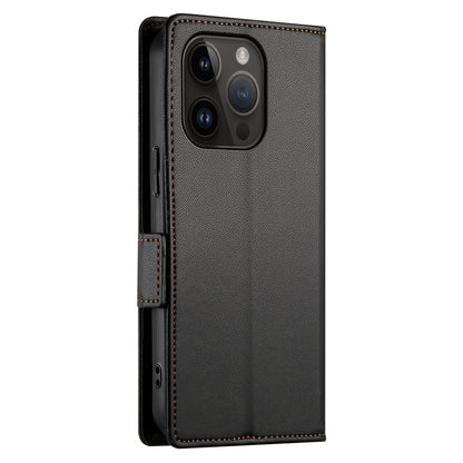 iPhone 14 Pro Magnetic Leather Wallet Case with Card Slots, Stand Function & Full Protection