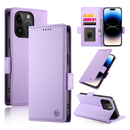 iPhone 14 Pro Magnetic Leather Wallet Case with Card Slots, Stand Function & Full Protection