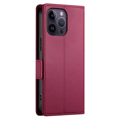 iPhone 14 Pro Max Magnetic Leather Wallet Case with Card Slots, Stand Function & Full Protection