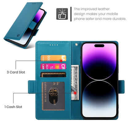 iPhone 14 Pro Max Magnetic Leather Wallet Case with Card Slots, Stand Function & Full Protection
