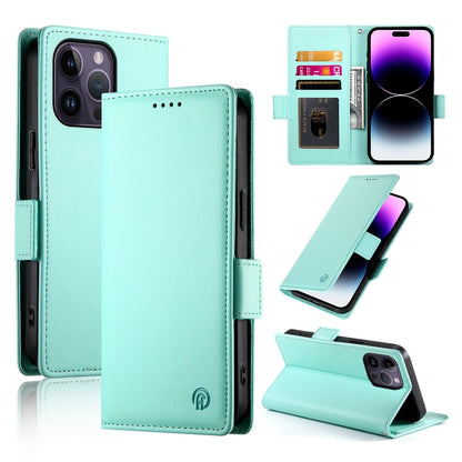 iPhone 14 Pro Max Magnetic Leather Wallet Case with Card Slots, Stand Function & Full Protection