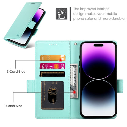 iPhone 14 Pro Max Magnetic Leather Wallet Case with Card Slots, Stand Function & Full Protection