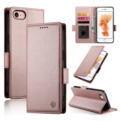 iPhone SE 2022 Magnetic Leather Wallet Case with Card Slots, Stand Function & Full Protection
