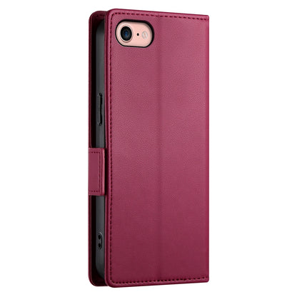 iPhone 8 Magnetic Leather Wallet Case with Card Slots, Stand Function & Full Protection