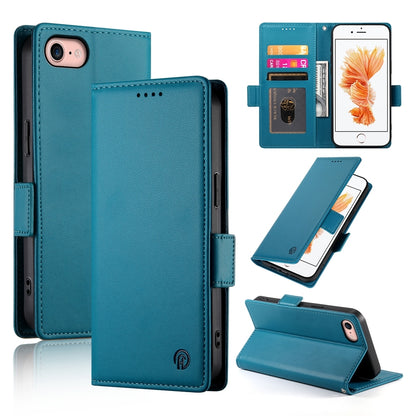 iPhone SE 2022 Magnetic Leather Wallet Case with Card Slots, Stand Function & Full Protection