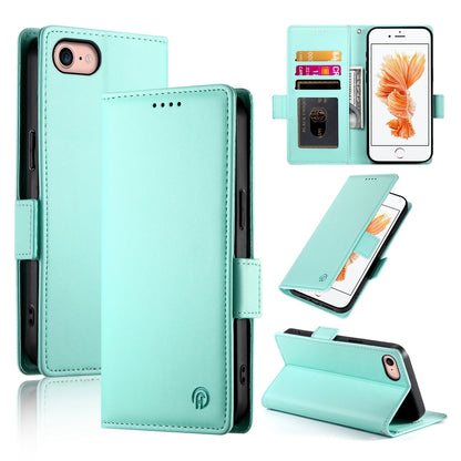 iPhone SE 2022 Magnetic Leather Wallet Case with Card Slots, Stand Function & Full Protection