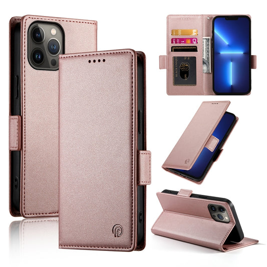 iPhone 13 Pro Max Magnetic Leather Wallet Case with Card Slots, Stand Function & Full Protection