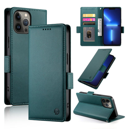 iPhone 13 Pro Max Magnetic Leather Wallet Case with Card Slots, Stand Function & Full Protection