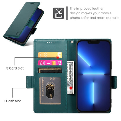iPhone 13 Pro Max Magnetic Leather Wallet Case with Card Slots, Stand Function & Full Protection