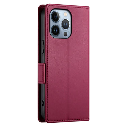 iPhone 13 Pro Magnetic Leather Wallet Case with Card Slots, Stand Function & Full Protection