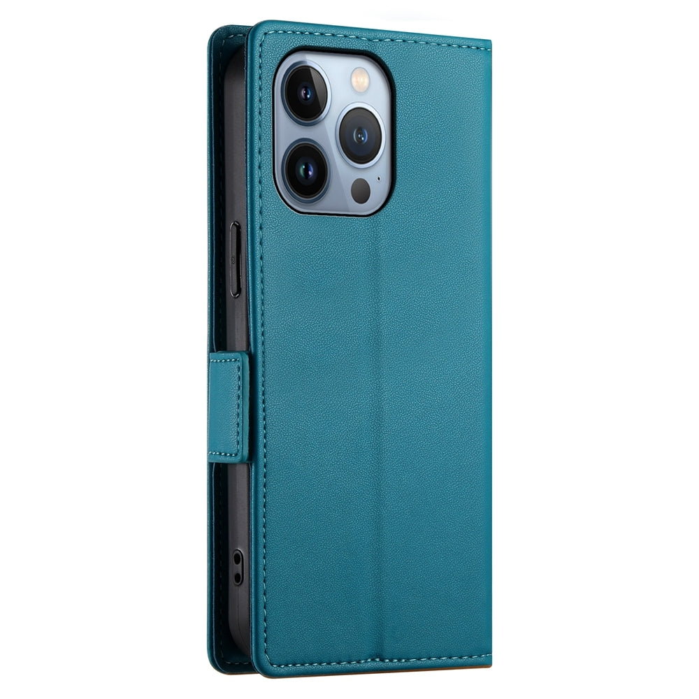 iPhone 13 Pro Magnetic Leather Wallet Case with Card Slots, Stand Function & Full Protection