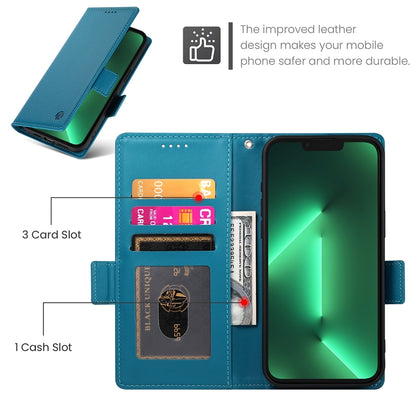 iPhone 13 Pro Magnetic Leather Wallet Case with Card Slots, Stand Function & Full Protection