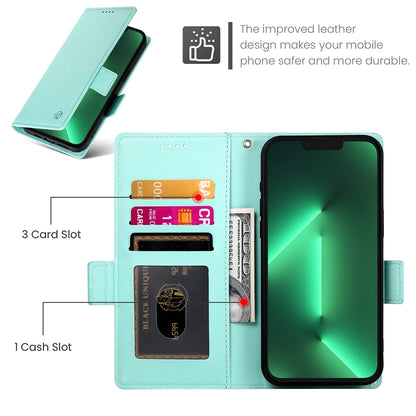 iPhone 13 Pro Magnetic Leather Wallet Case with Card Slots, Stand Function & Full Protection