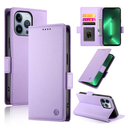 iPhone 13 Pro Magnetic Leather Wallet Case with Card Slots, Stand Function & Full Protection