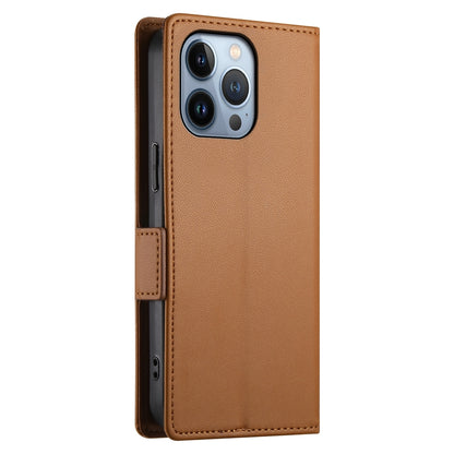 iPhone 13 Pro Magnetic Leather Wallet Case with Card Slots, Stand Function & Full Protection