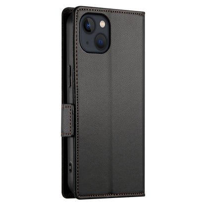 iPhone 13 Magnetic Leather Wallet Case with Card Slots, Stand Function & Full Protection