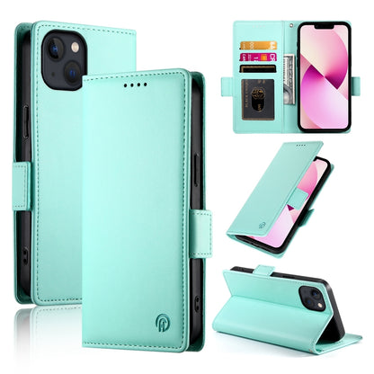 iPhone 13 Magnetic Leather Wallet Case with Card Slots, Stand Function & Full Protection