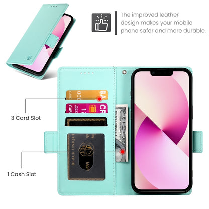 iPhone 13 Magnetic Leather Wallet Case with Card Slots, Stand Function & Full Protection