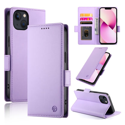 iPhone 13 Magnetic Leather Wallet Case with Card Slots, Stand Function & Full Protection