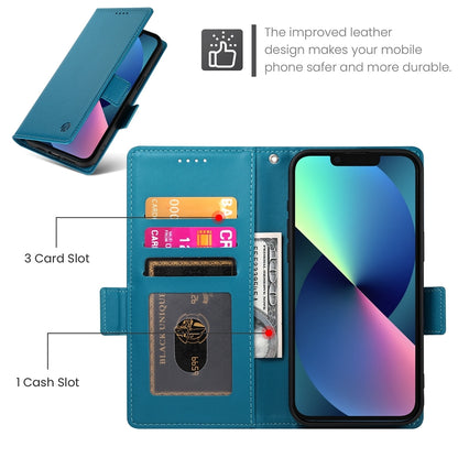 iPhone 13 mini Magnetic Leather Wallet Case with Card Slots, Stand Function & Full Protection