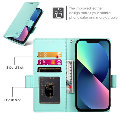 iPhone 13 mini Magnetic Leather Wallet Case with Card Slots, Stand Function & Full Protection