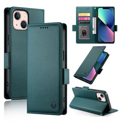 iPhone 13 mini Magnetic Leather Wallet Case with Card Slots, Stand Function & Full Protection