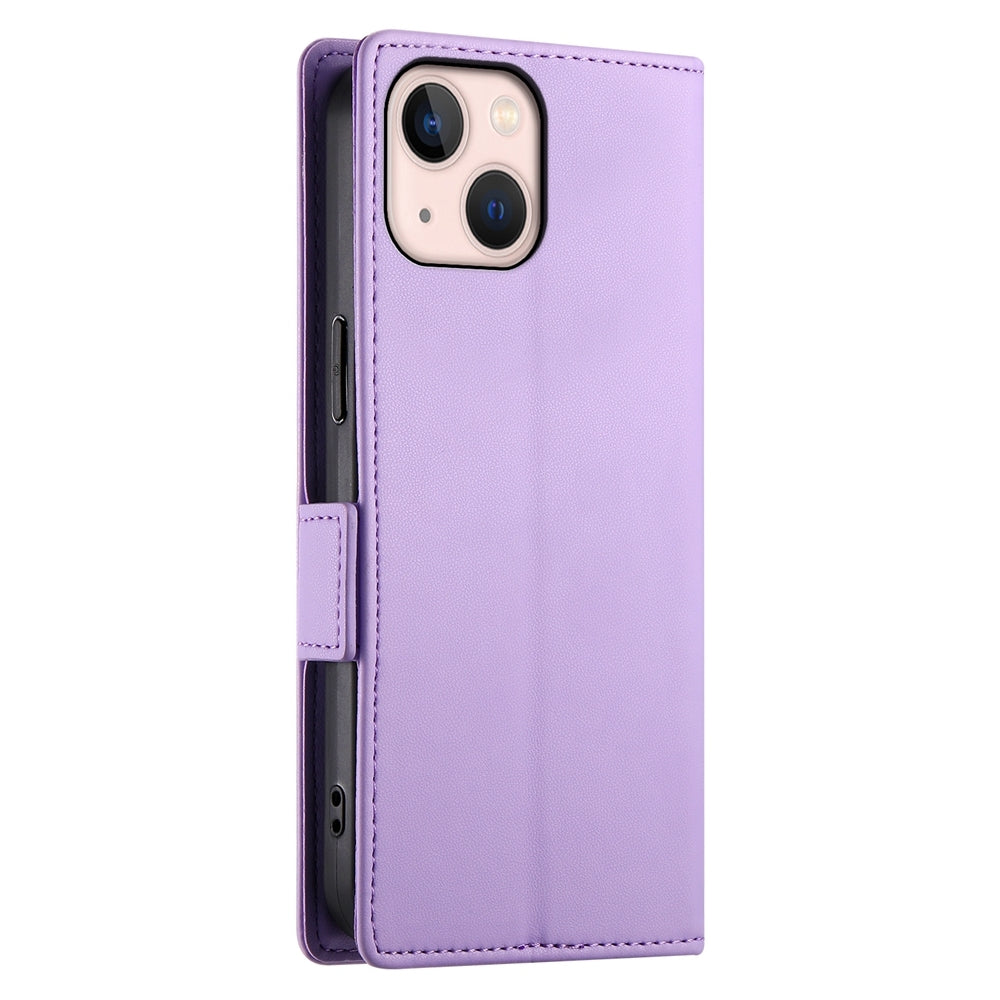 iPhone 13 mini Magnetic Leather Wallet Case with Card Slots, Stand Function & Full Protection