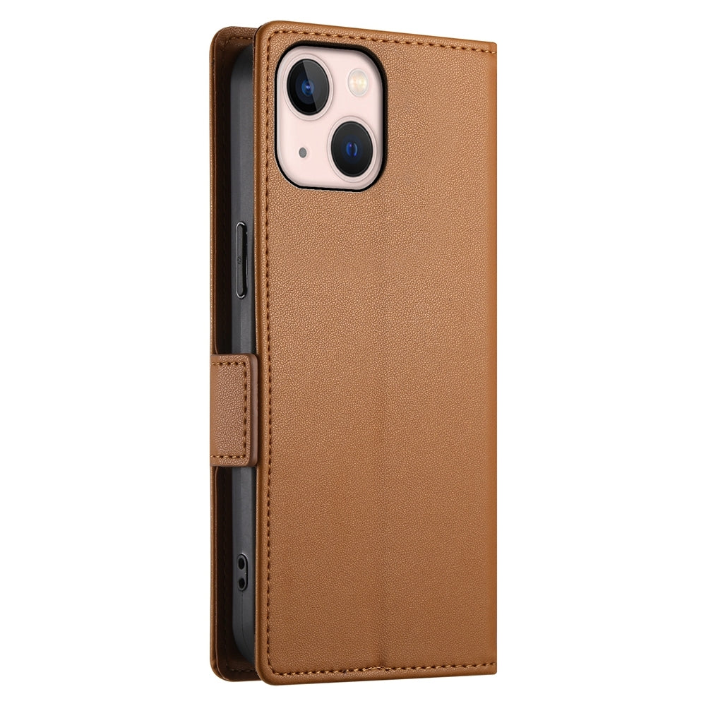 iPhone 13 mini Magnetic Leather Wallet Case with Card Slots, Stand Function & Full Protection