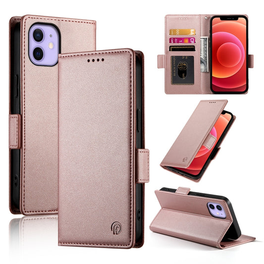 iPhone 12/12 Pro Magnetic Leather Wallet Case with Card Slots, Stand Function & Full Protection