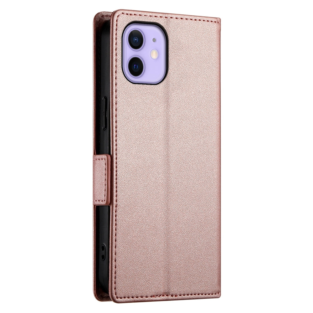 iPhone 12/12 Pro Magnetic Leather Wallet Case with Card Slots, Stand Function & Full Protection