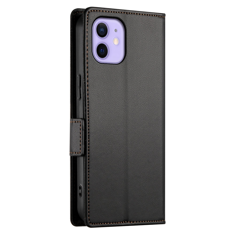 iPhone 12/12 Pro Magnetic Leather Wallet Case with Card Slots, Stand Function & Full Protection