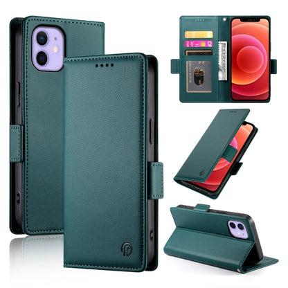 iPhone 12/12 Pro Magnetic Leather Wallet Case with Card Slots, Stand Function & Full Protection