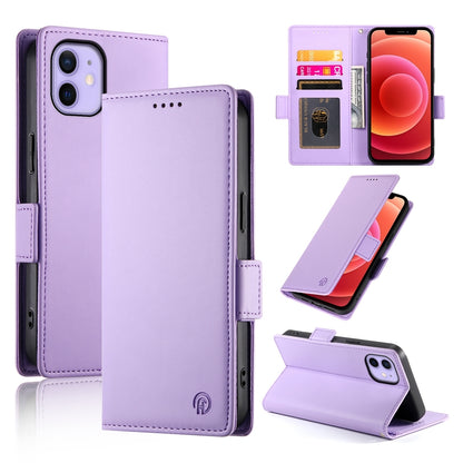 iPhone 12/12 Pro Magnetic Leather Wallet Case with Card Slots, Stand Function & Full Protection