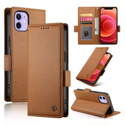 iPhone 12/12 Pro Magnetic Leather Wallet Case with Card Slots, Stand Function & Full Protection