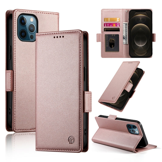 iPhone 12 Pro Max Magnetic Leather Wallet Case with Card Slots, Stand Function & Full Protection