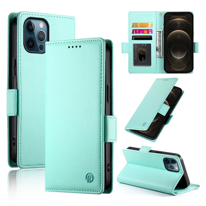 iPhone 12 Pro Max Magnetic Leather Wallet Case with Card Slots, Stand Function & Full Protection