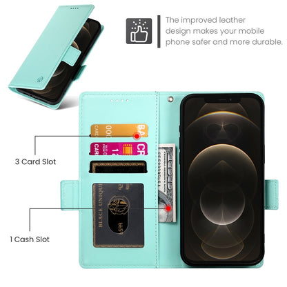 iPhone 12 Pro Max Magnetic Leather Wallet Case with Card Slots, Stand Function & Full Protection